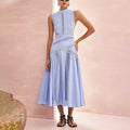 Peplum Lace-Infused Dress