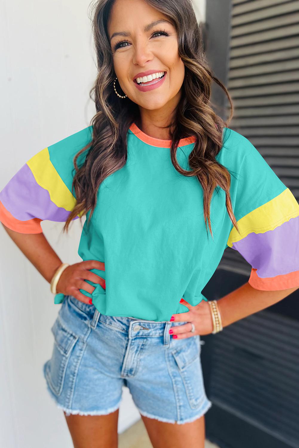 Multi-Colored Vintage Summer Shirt