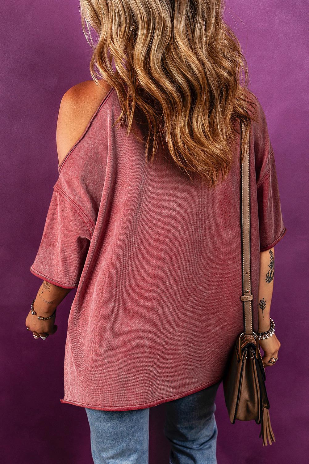 Distressed Shoulder 3D Top