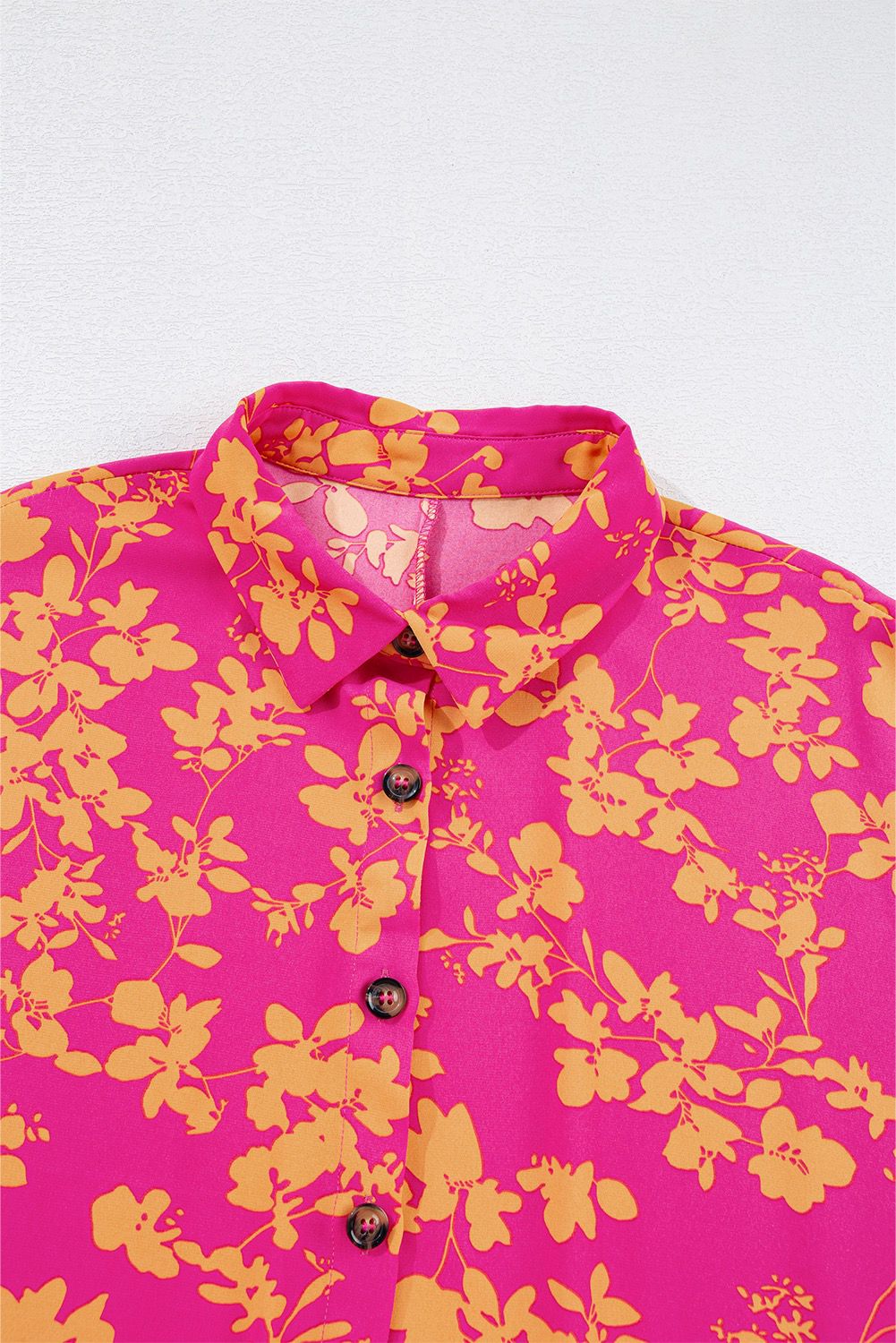 Her Royal Pinkness Floral Long Sleeve Dress