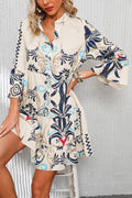 Pattern Jumper Dress