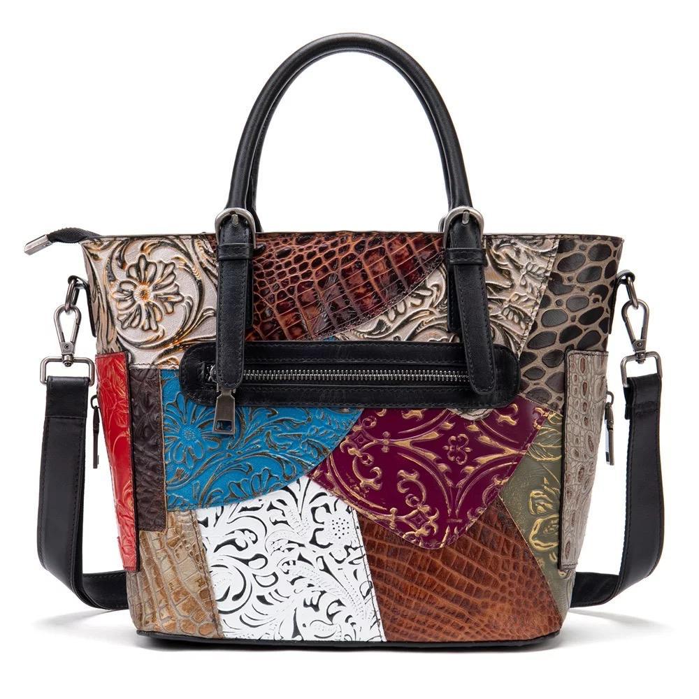 MDC Women's Rustic Leather Handbag