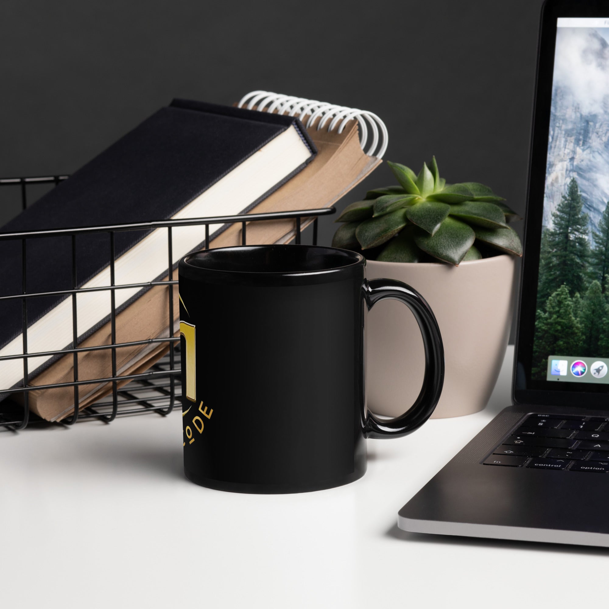 MDC Black Glossy Mug